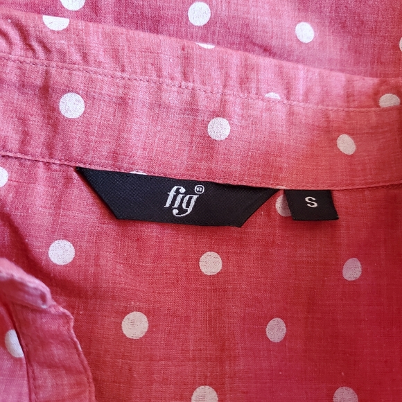 Fig Peach Peplum Blouse - Picture 8 of 8